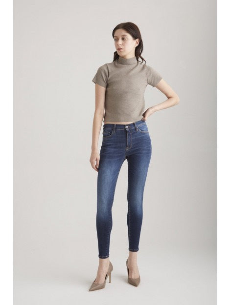 COJ Sophia jeans skinny fit dames – blue denim - L32