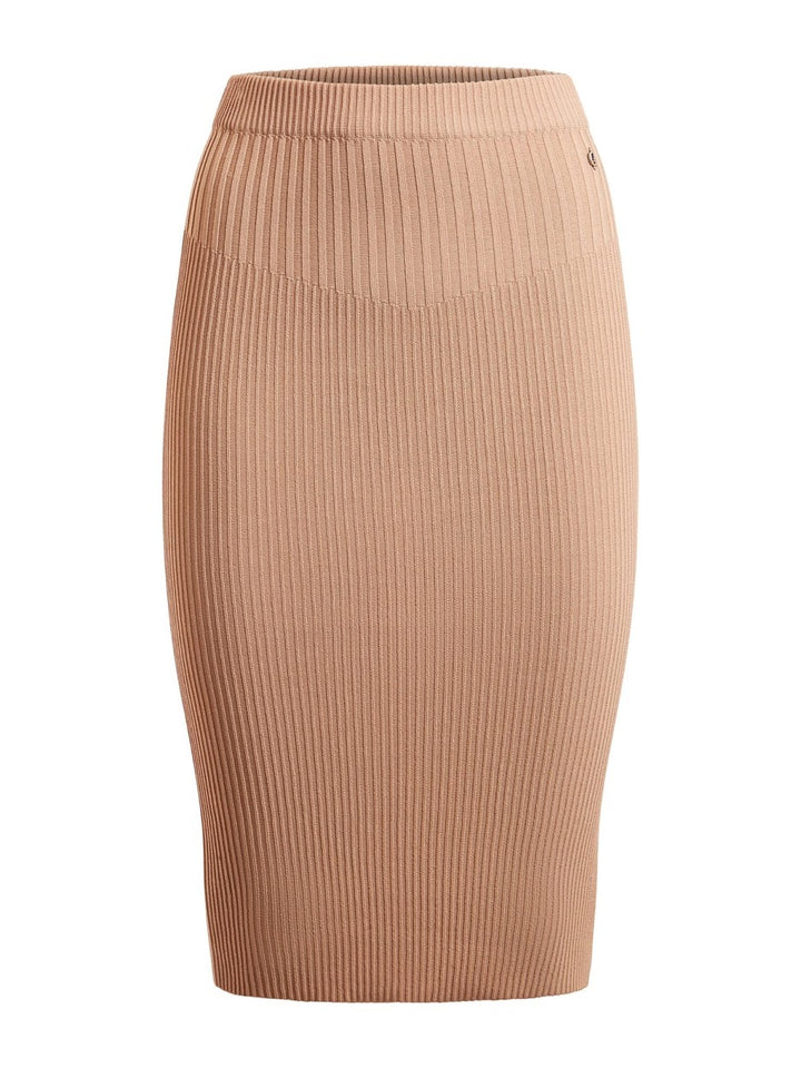 Guess dames midi rok beige