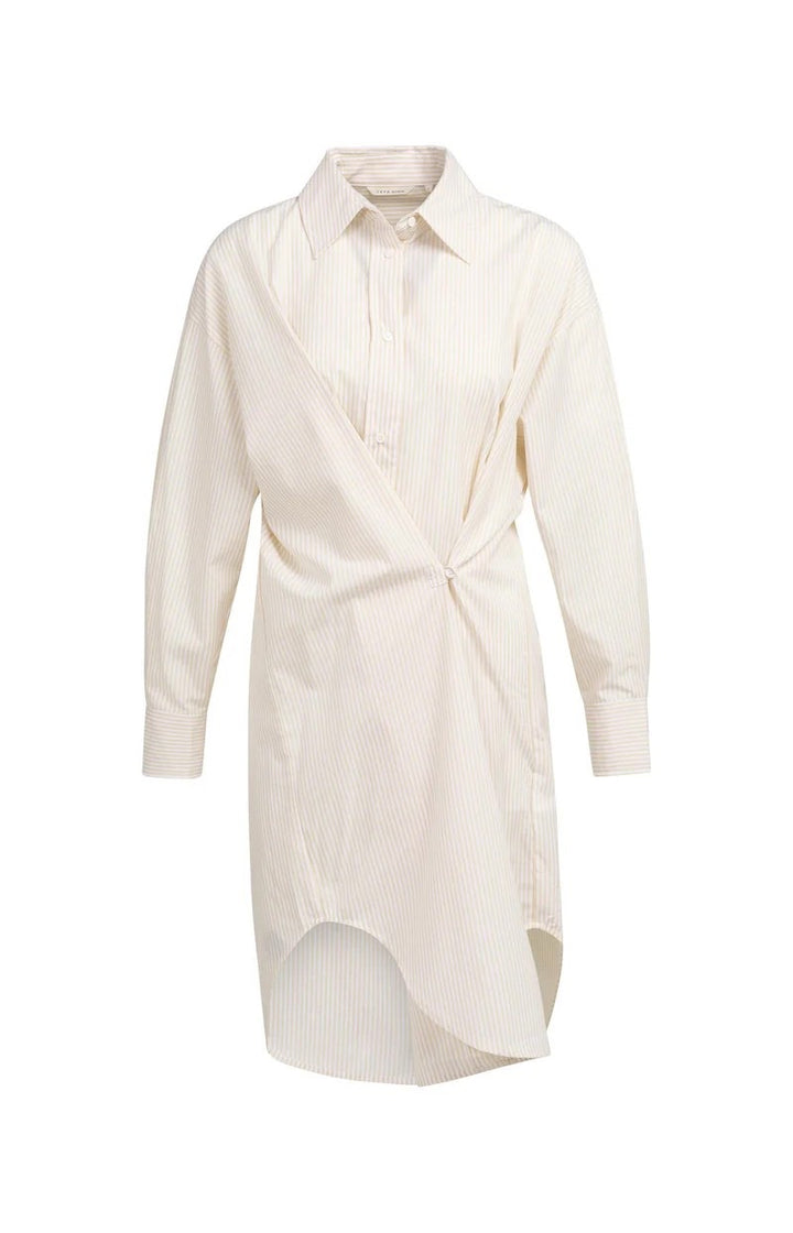YAYA Women jurk kort zand dessin – dames