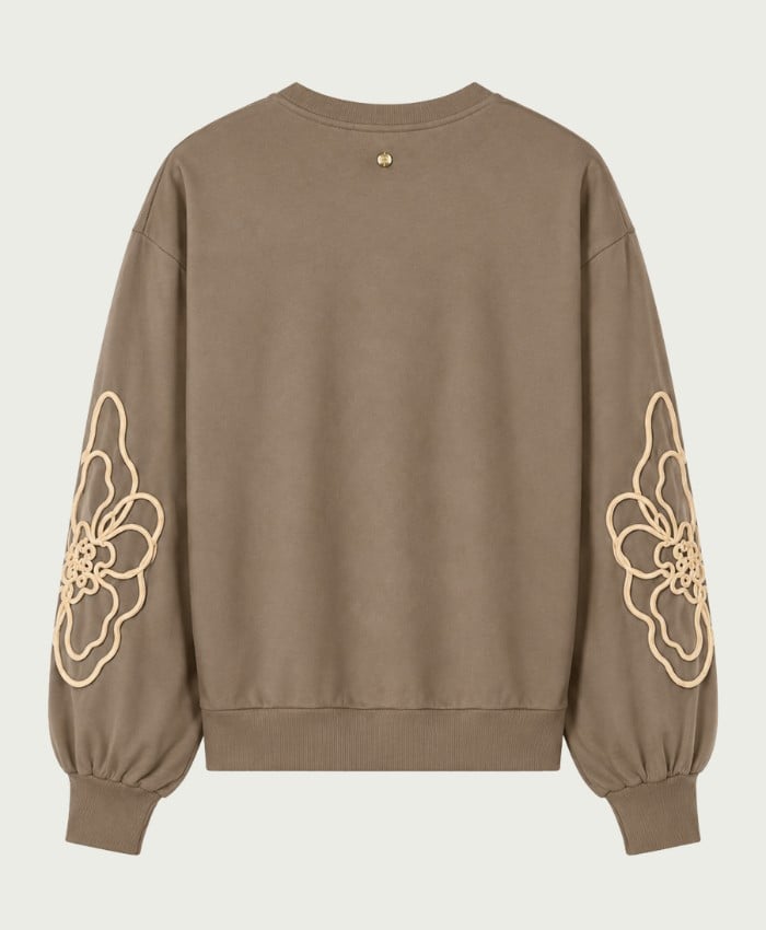 Elvira Casuals E4 26-045 Liore sweater dames licht bruin