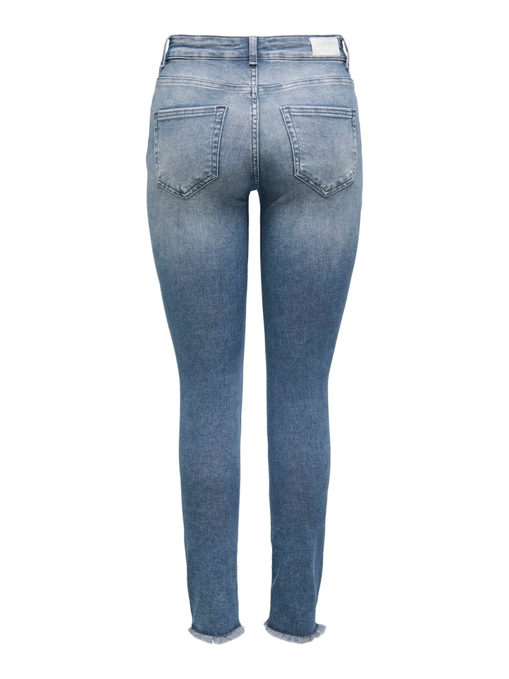 Only 15339378 Blush jeans skinny fit dames - blue denim - L32