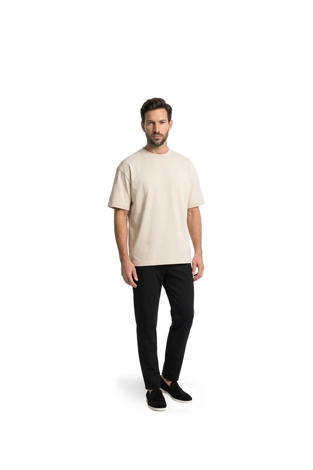 Malelions MPD50026037 t-shirt beige – heren