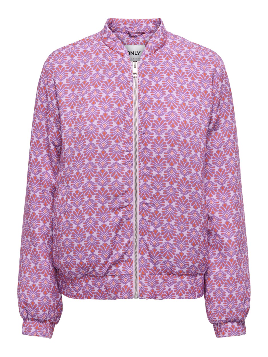 Only 15347339 Biana jack dames – paars dessin