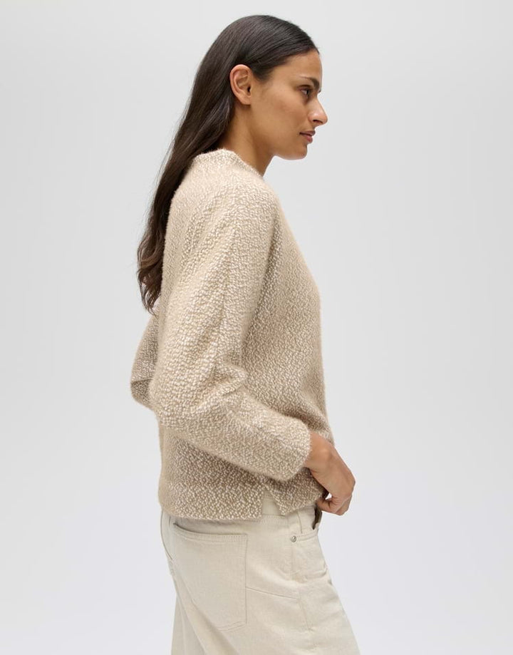 Opus Genuri 10638014600475 sweater dames licht bruin