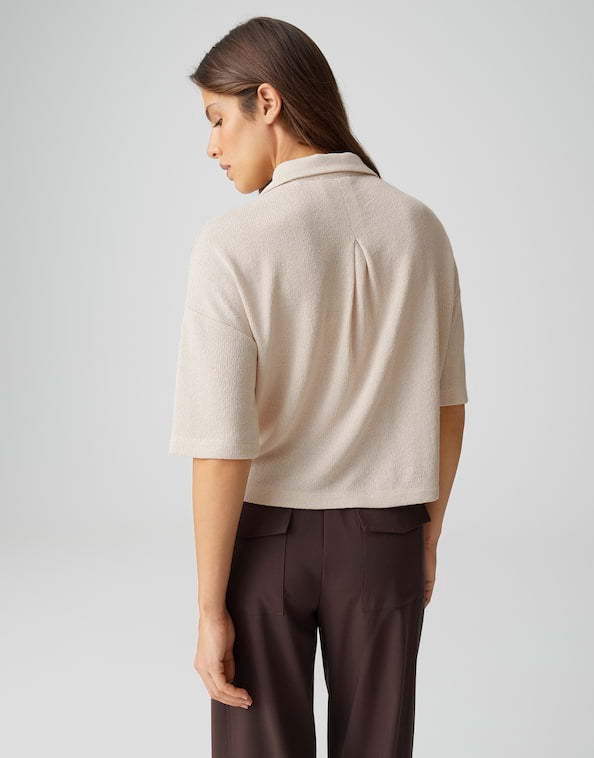 Opus Sitrica blouse k/m dames beige