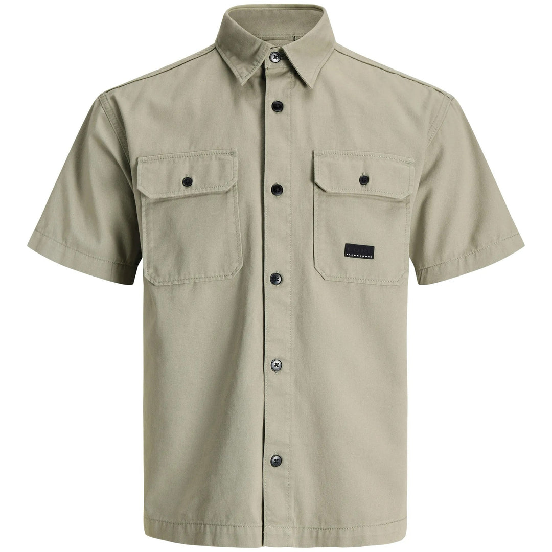Jack & Jones 12294960 Oben overhemd k/m zand – heren