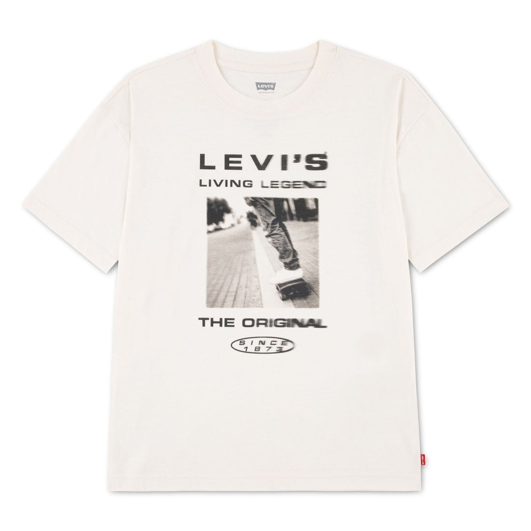 Levi's R468 t-shirt k/m jongens off-white