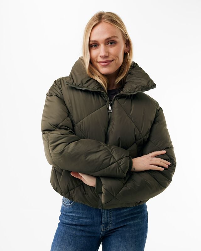 MEXX women winterjas donkergroen – dames