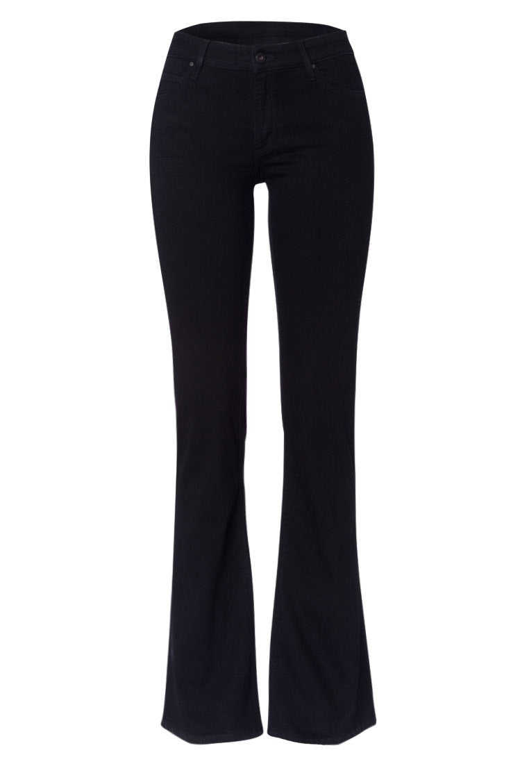 Cross Jeans P 433-005 bootcut flare fit dames – black denim - L32
