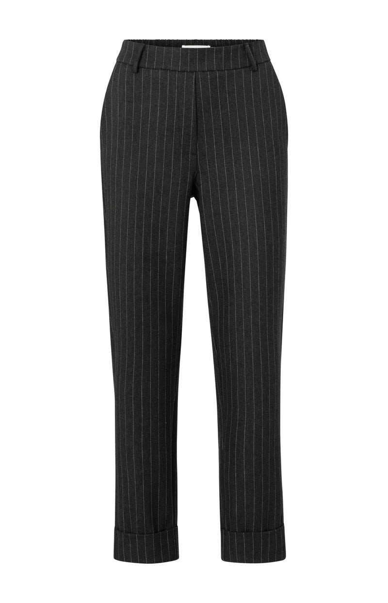 YAYA Women lange broek grijs dessin – dames
