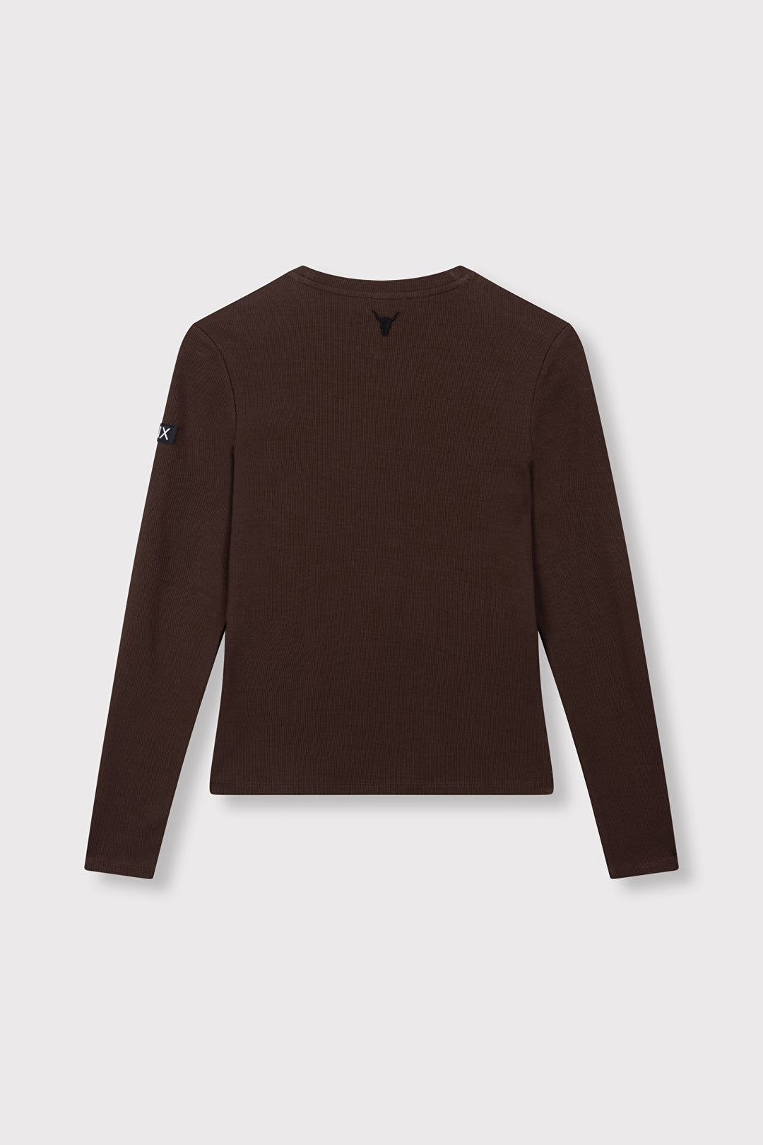 Alix the label t-shirt l/m bruin – dames