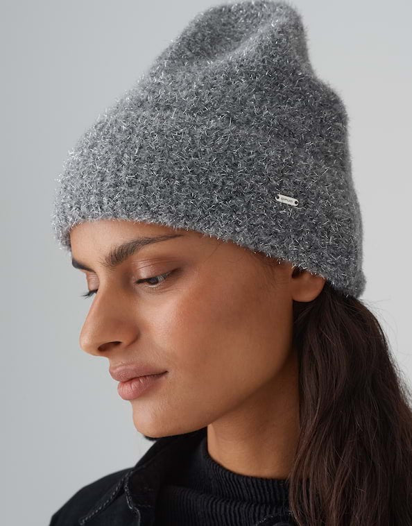 Opus Atwista cap 10240211875284 muts zilverkleurig