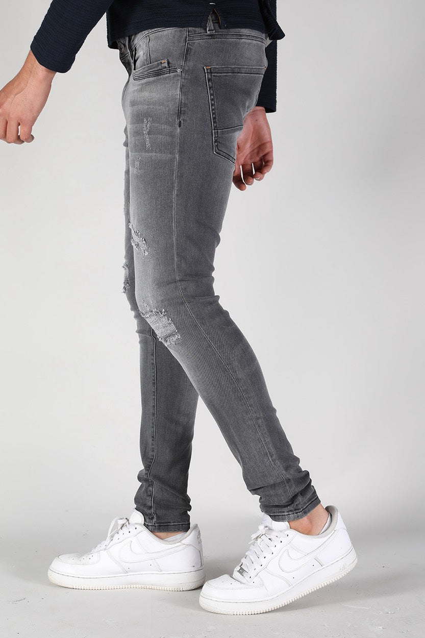 Gabbiano men 821751 Ultimo jeans skinny fit grey denim – heren - L34