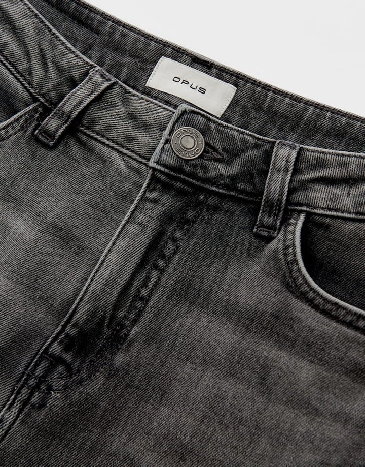 Opus Lolah motion 105393144601106 jeans loose fit grey denim - L28