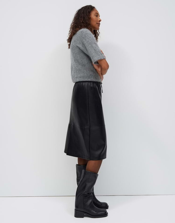 Opus rilkis 10623814498465 rok midi (imitatie) leer zwart