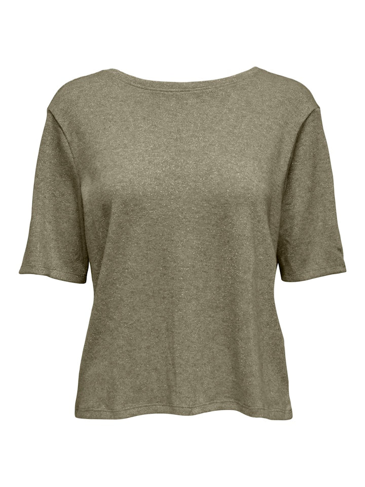 Only 15352910 Falka t-shirt k/m dames kaki