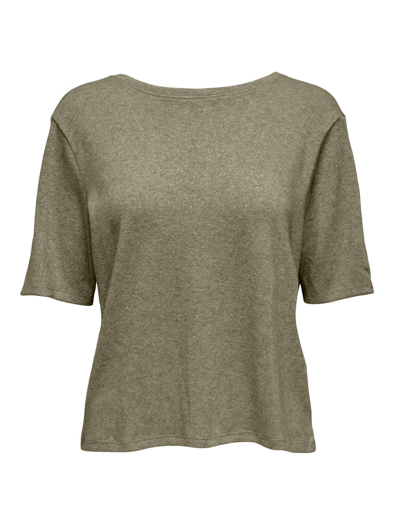Only 15352910 Falka t-shirt k/m dames kaki
