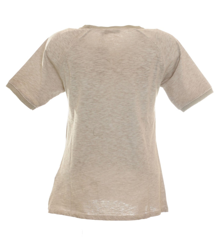 jacqueline de yong 15334641 Bodilla t-shirt k/m zand