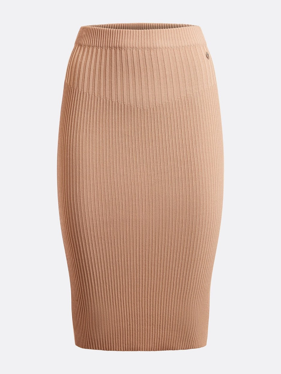 Guess dames midi rok beige