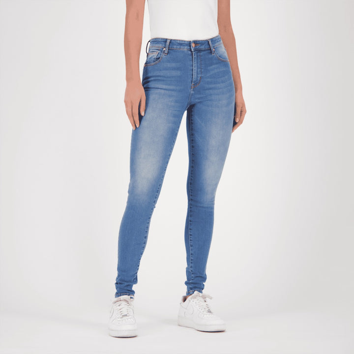 Raizzed NOSAWD42003 skinny fit jeans dames – blue denim - L30