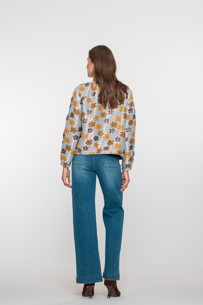Geisha loose fit jeans dames – blue denim