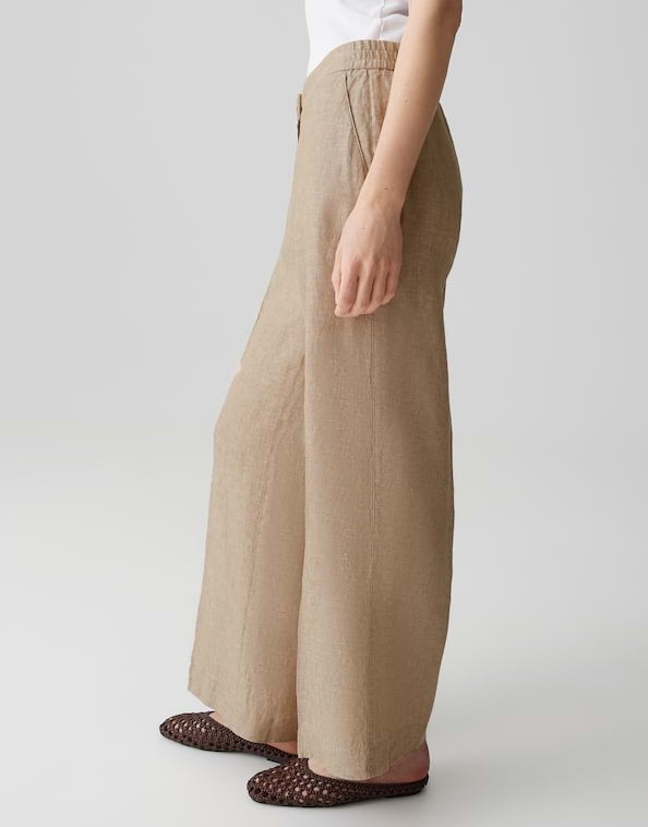Opus Maikito light lange broek zand – dames