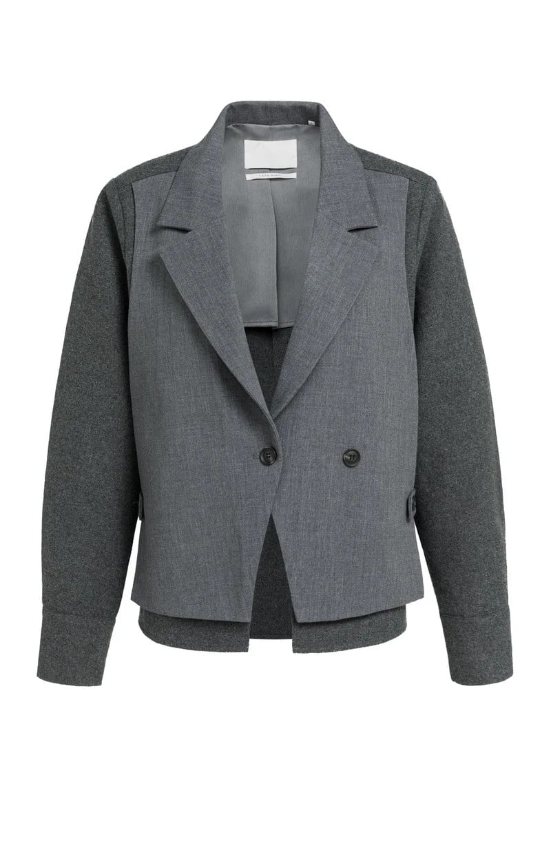 YAYA Women 01-501086-609 blazer dames antraciet