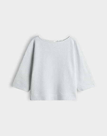 Opus Sassoni 10622713469106 top k/m dames blauw dessin