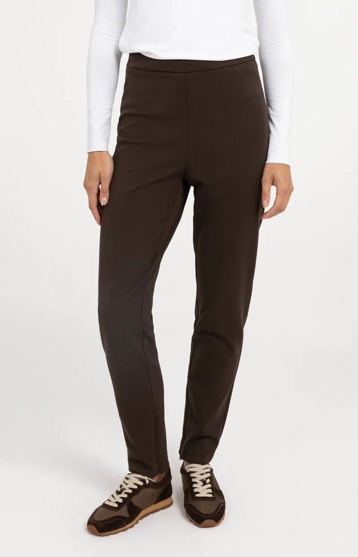 YAYA Women 01-331014-610 lange broek dames bruin