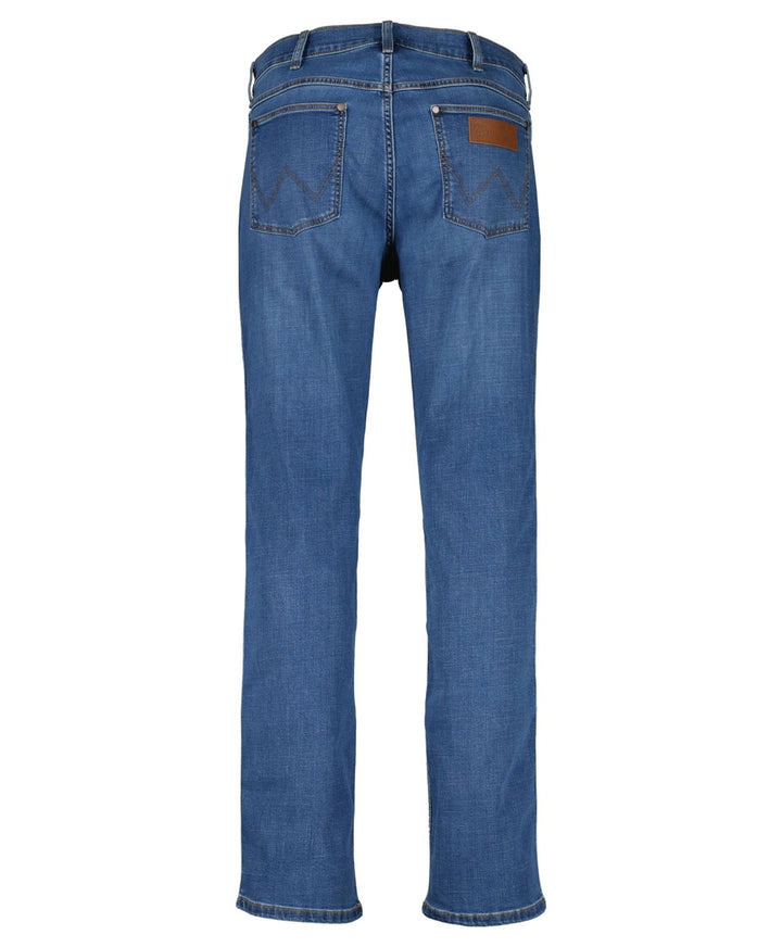 Wrangler heren jeans regular-straight fit – blue denim - 34