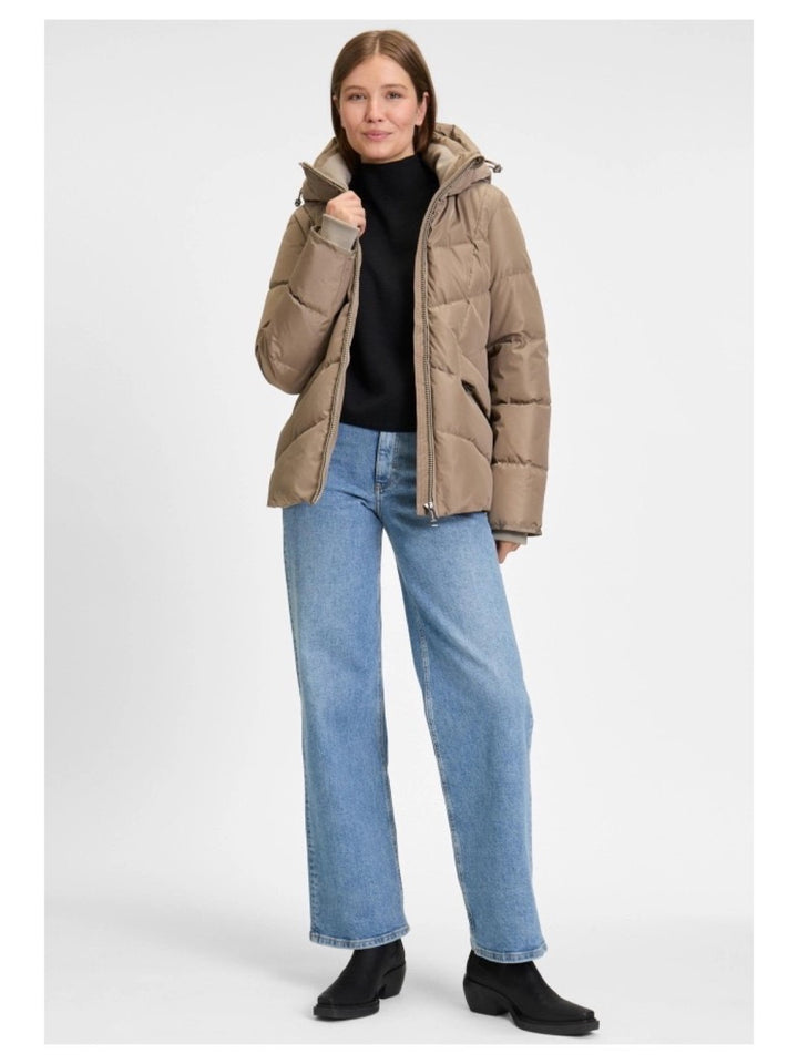 Covered L60391 Anna winterjas dames – olijf