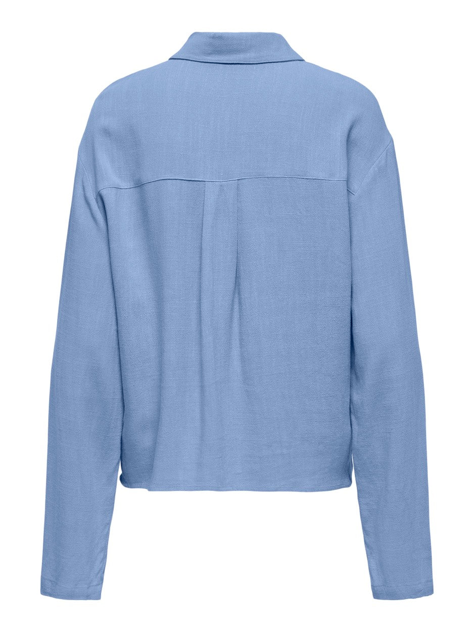 Only blouse l/m dames lichtblauw – 15338695 Solvi