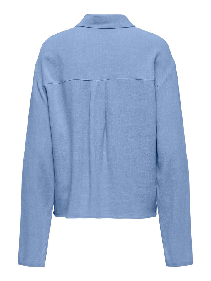 Only blouse l/m dames lichtblauw – 15338695 Solvi