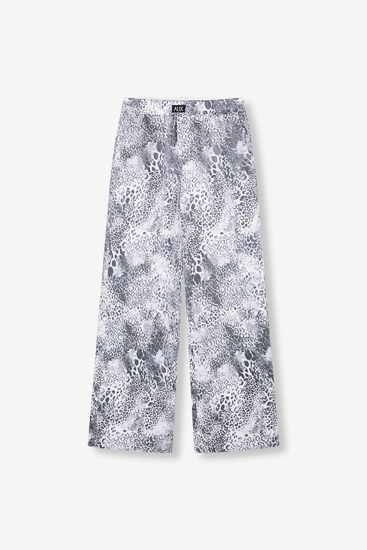 Alix the label lange broek dames grijs dessin