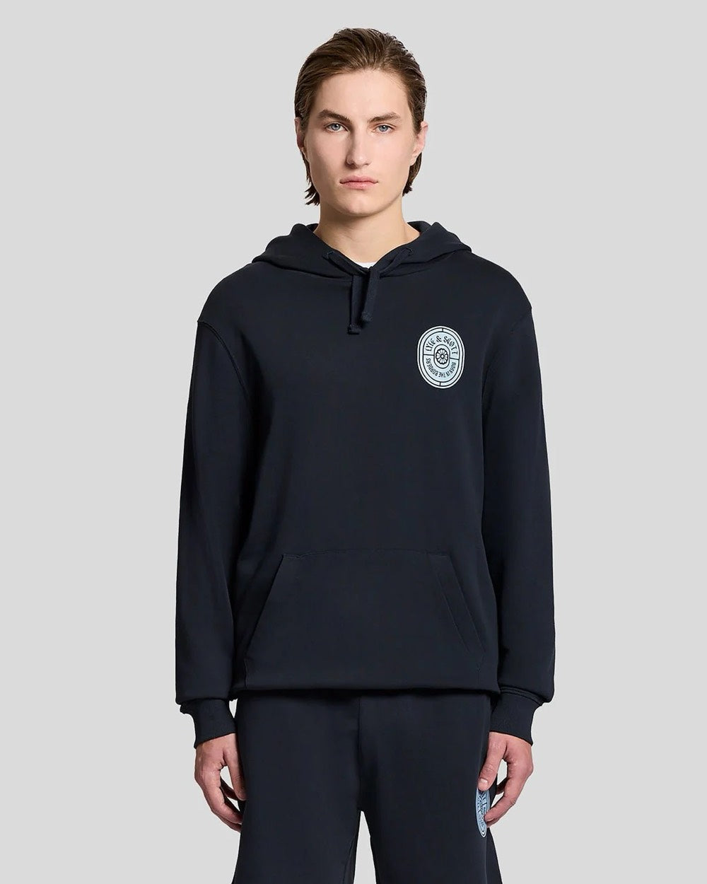 Lyle & Scott ML2411V sweater heren navy
