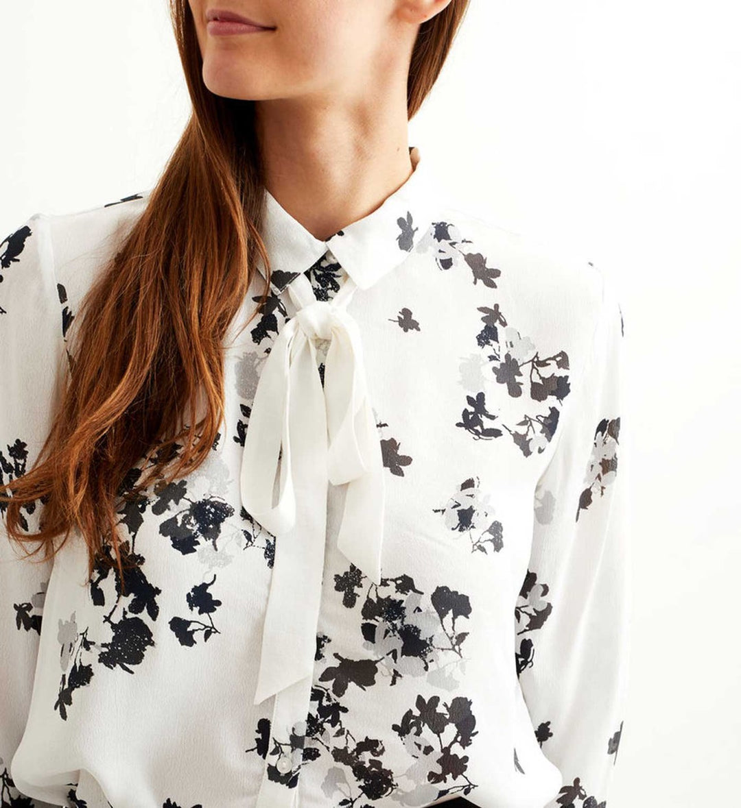 Opus blouse l/m ecru dessin – dames
