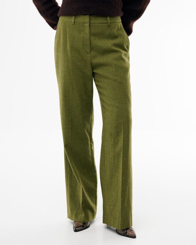MEXX women lange broek groen dessin – dames