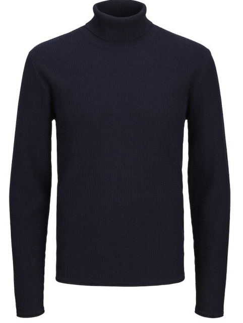 Jjecooper Knit Roll Neck - Navy