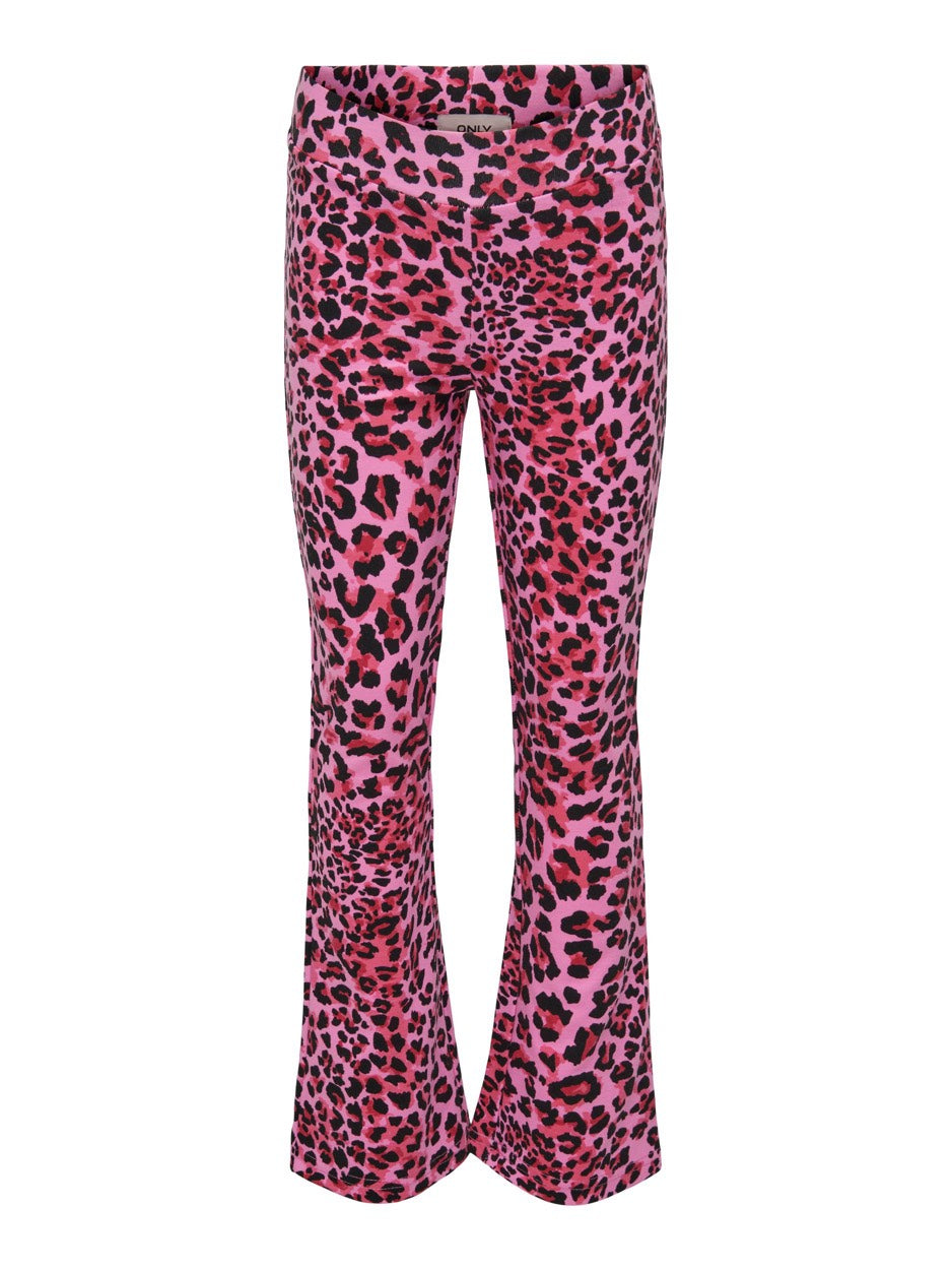 Kogpaige Flared Aop Pant Pnt - Roze Dessin