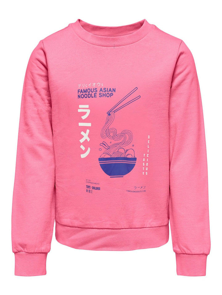 Koglucinda Reg L/s Tokyo Box Swt - Roze