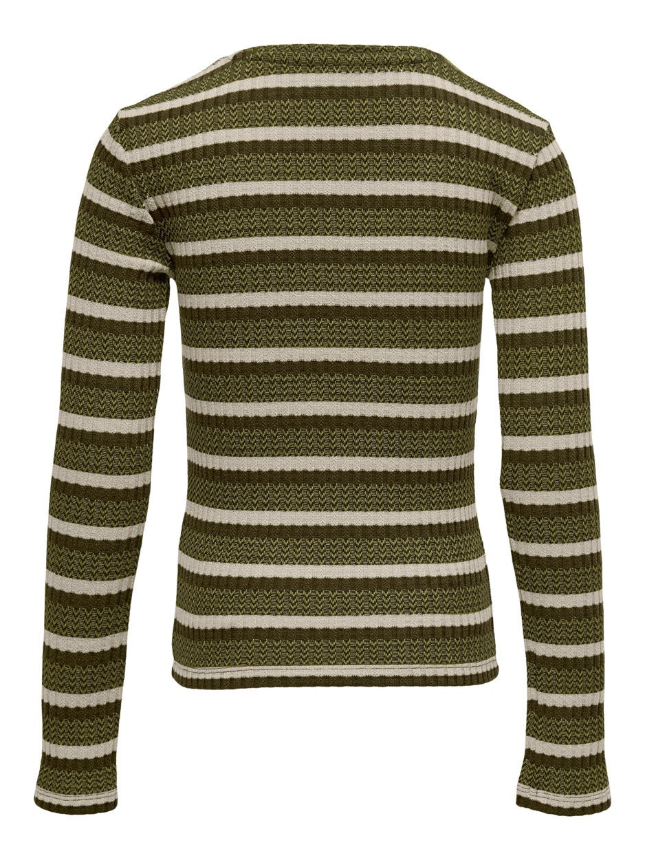 Kogria L/s Top Jrs - Groen Dessin