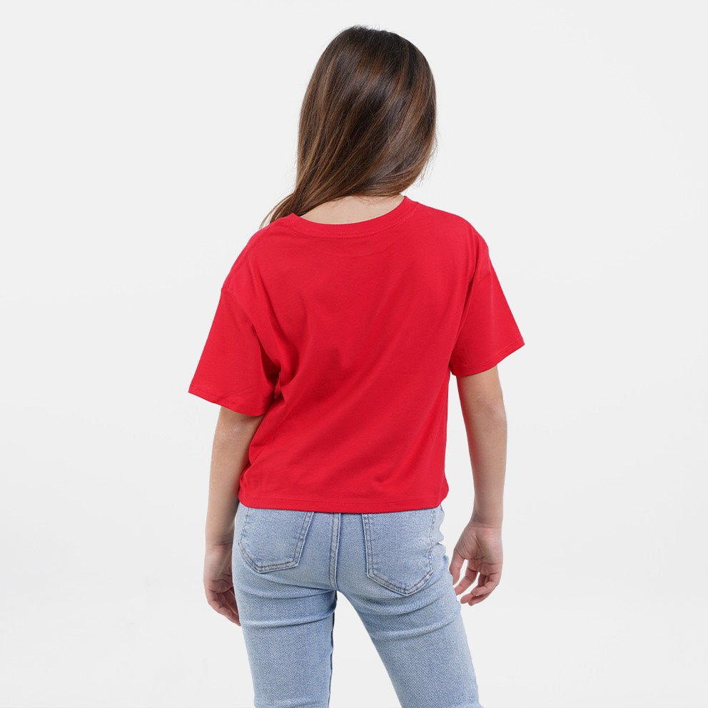 Light Bright Cropped Tee - Rood
