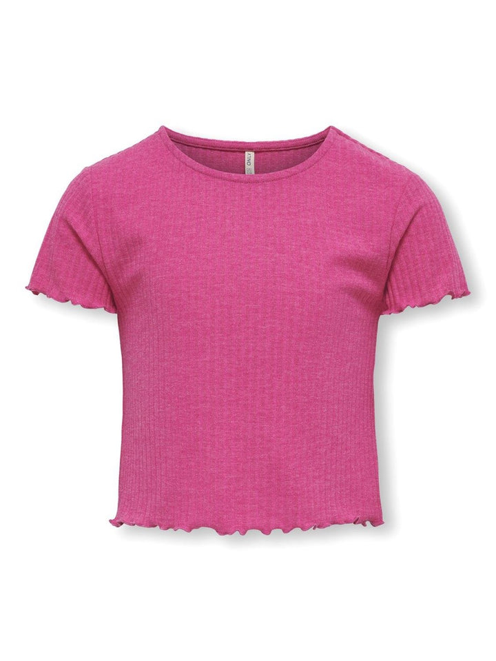 Kognella Ss O-neck Top - Fuchsia