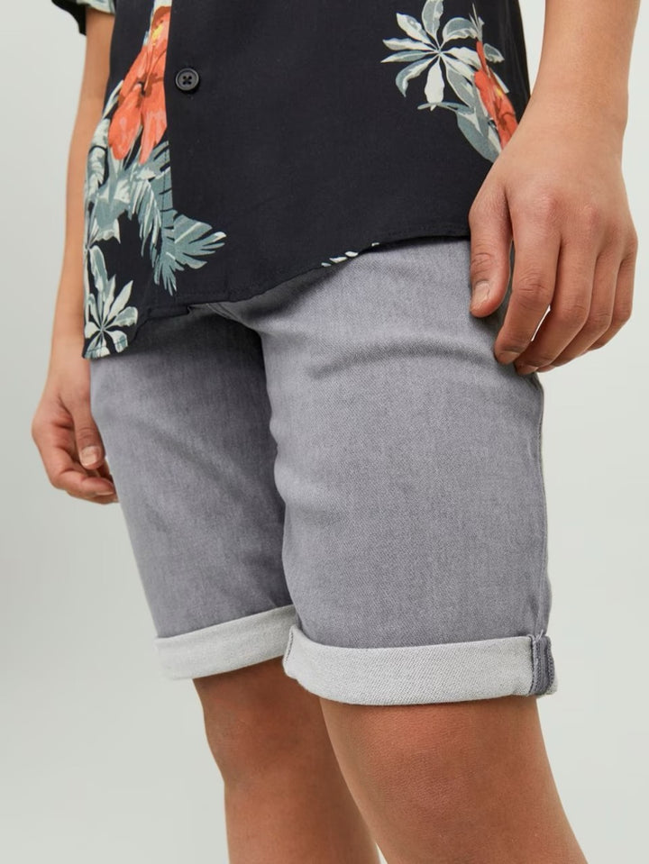 Jjirick Jjicon Shorts Ge 370 I.k Sn - Grey Denim