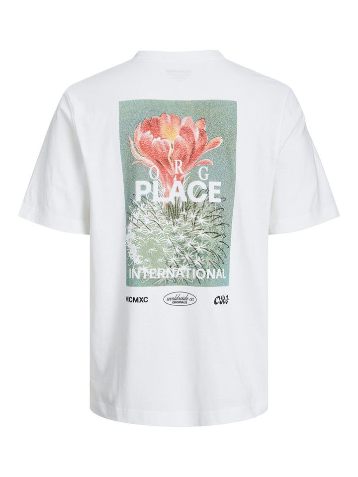 Jorcasablanca Back Tee Ss Crew Neck - Off-white