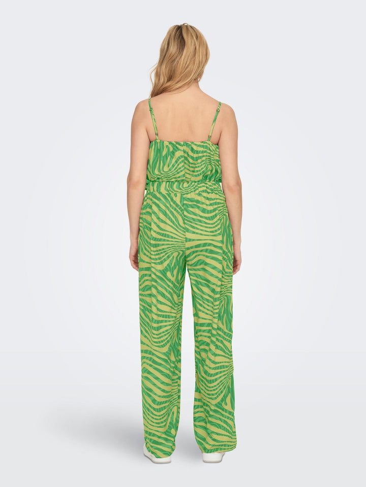 Onlchicago Life Palazzo Pant Ptm - Groen Dessin