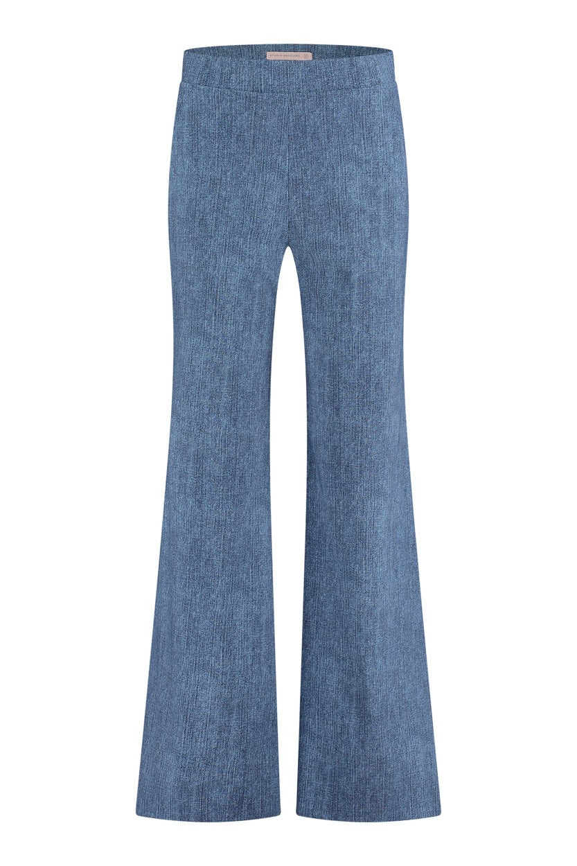 Lexie Jeans Trousers - Blue Denim