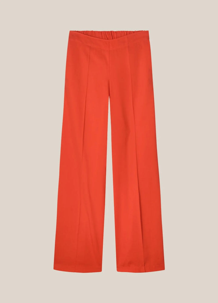 Trousers Tencel - Koraal Rood