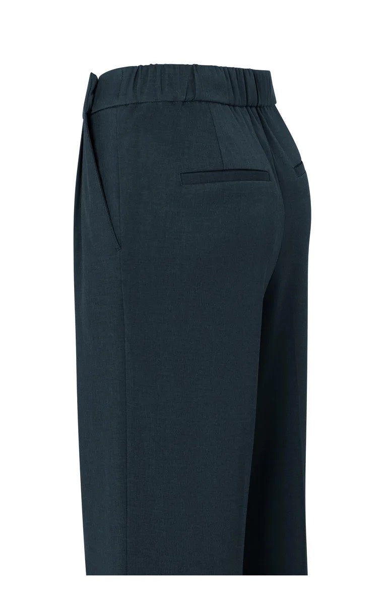 Woven Wide Leg Trousers With P - Antraciet