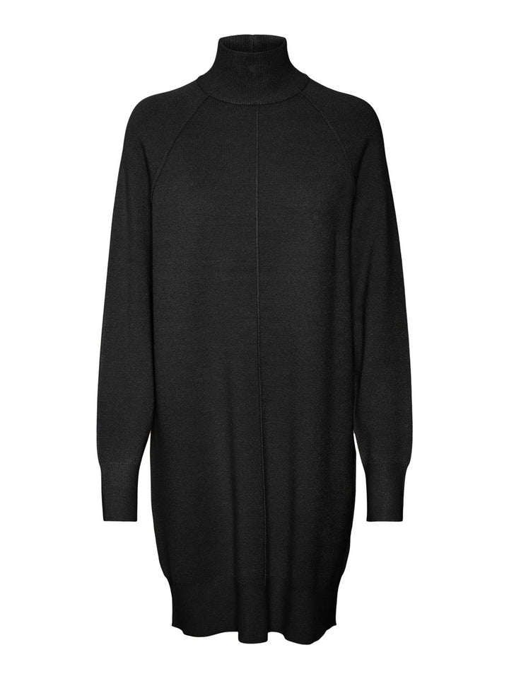 Vmgold Link Ls Short Highneck Dress - Zwart